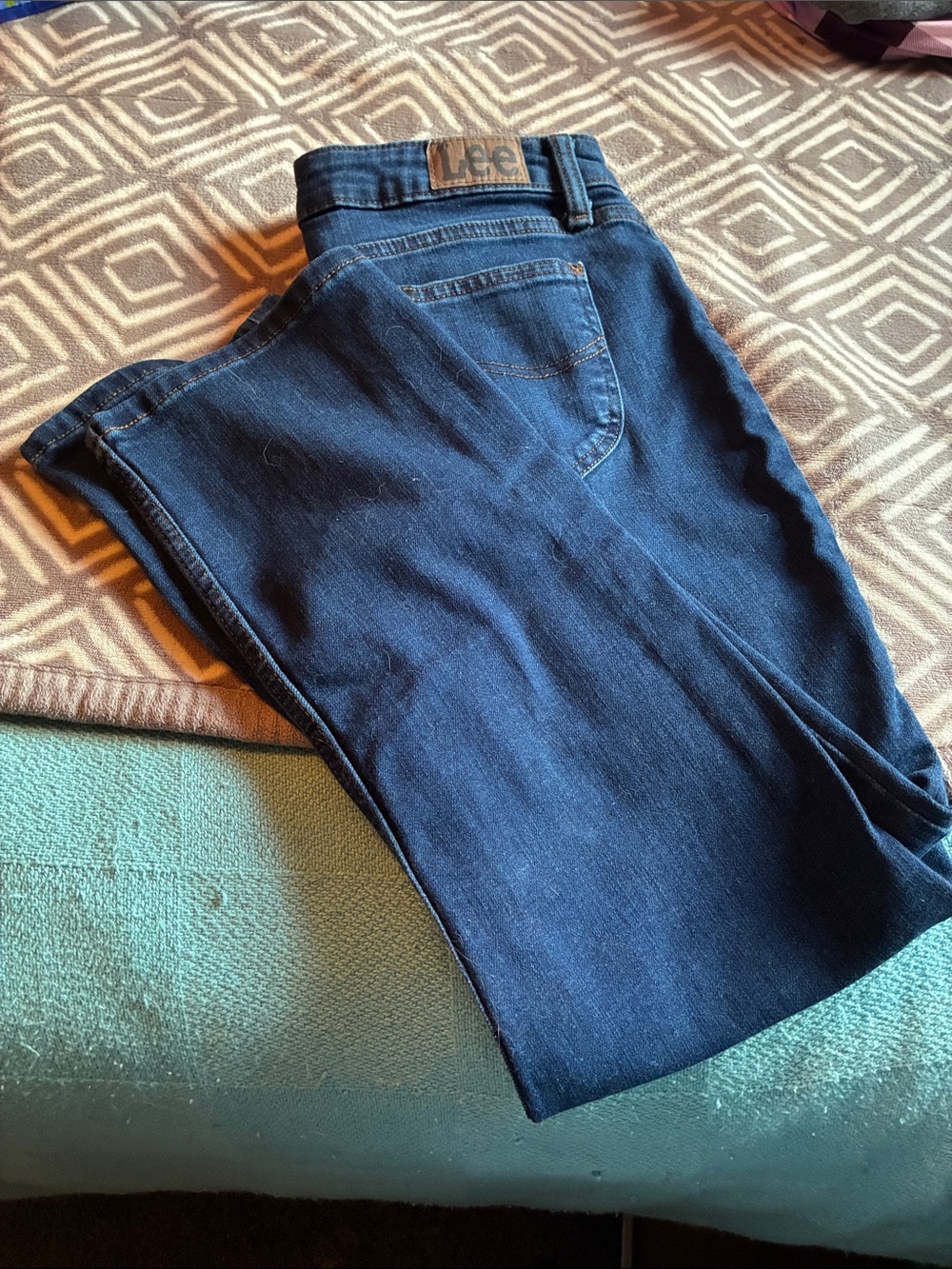 Lee Men's Straight Leg Indigo Denim Jeans
